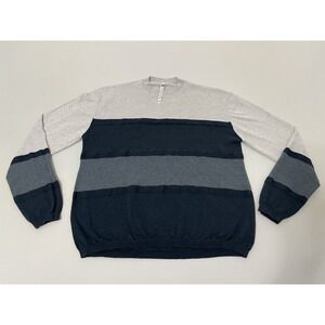 Kuhl Valencia Sweater Women's Medium‎ Blue Striped L/S Casual Pullover